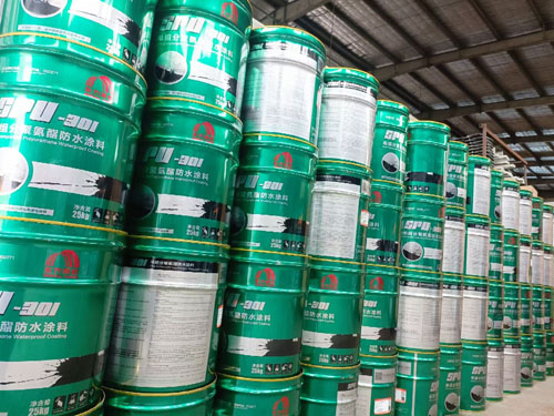 防水涂料庫存區